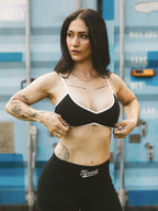 SHEISTYRANT Ruched Sports Bra