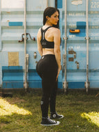 Born Hostile Cropped Sports Bra