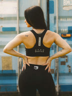 Born Hostile Cropped Sports Bra