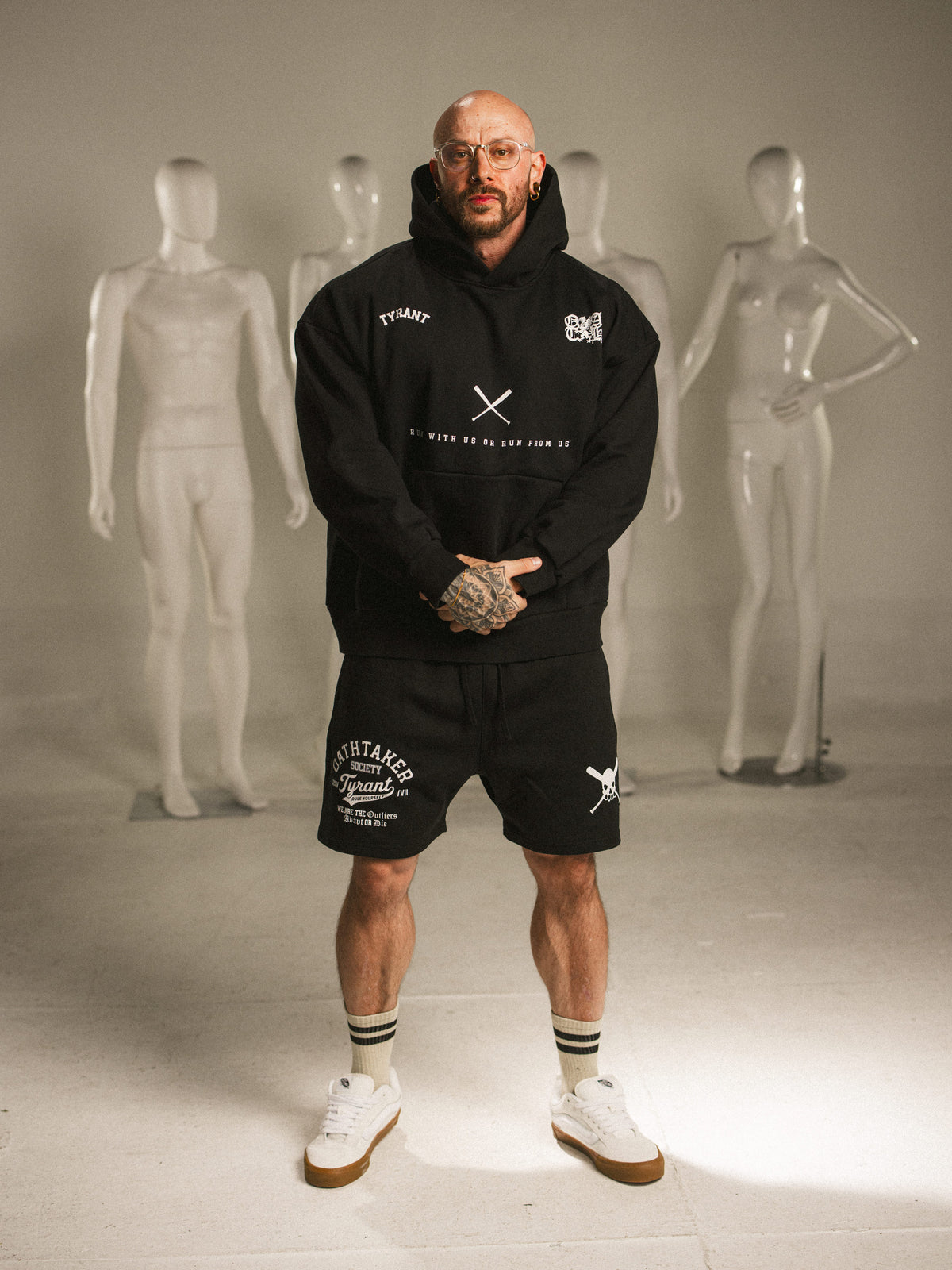 Run From Us Super-heavyweight Hoodie