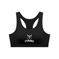 Born Hostile Cropped Sports Bra