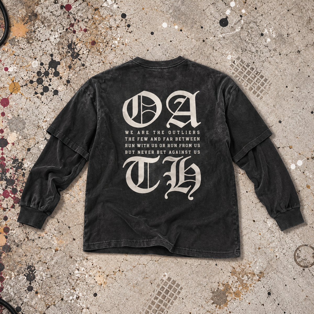 Few and Far Between Layered Longsleeve