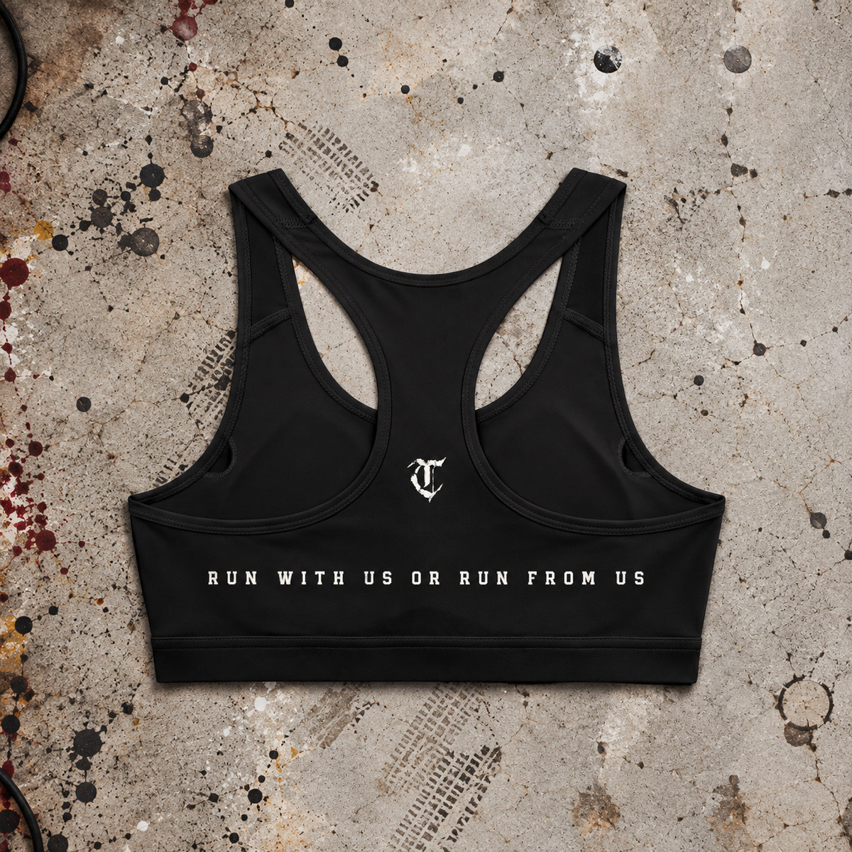 Run From Us Sports Bra