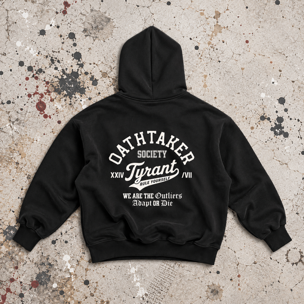 Run From Us Super-heavyweight Hoodie